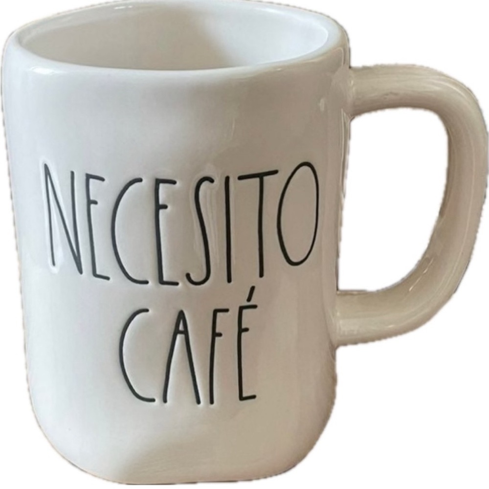 Rae Dunn White Ceramic Coffee Mug